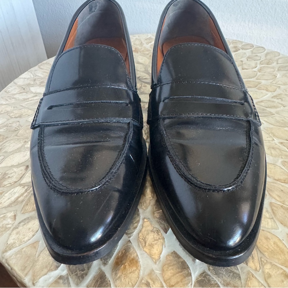 Everlane Black Leather Penny Loafer size 8.5 - Picture 5 of 11